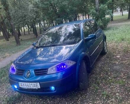 Синий Рено Меган, объемом двигателя 1.6 л и пробегом 229 тыс. км за 4300 $, фото 1 на Automoto.ua