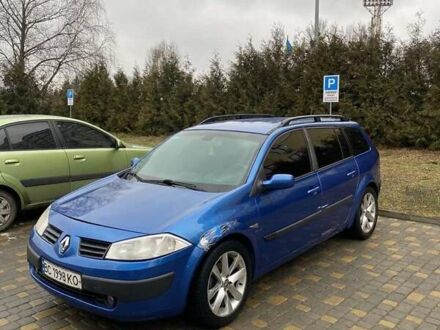Синій Рено Меган, об'ємом двигуна 1.6 л та пробігом 250 тис. км за 4000 $, фото 1 на Automoto.ua