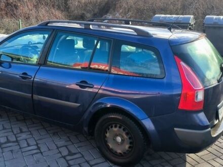 Синий Рено Меган, объемом двигателя 1.6 л и пробегом 322 тыс. км за 4000 $, фото 1 на Automoto.ua