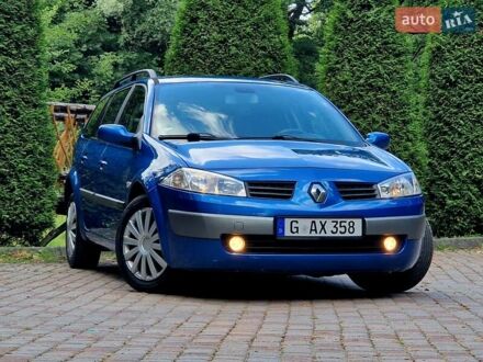 Рено Меган 2005 в Дрогобыче на Automoto.ua Синий Рено Меган, объемом двигателя 1.6 л и пробегом 212 тыс. км за 4999 $, фото 1 на Automoto.ua