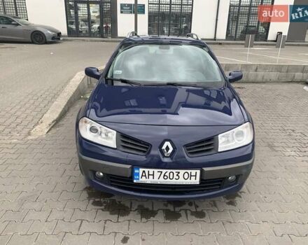 Синий Рено Меган, объемом двигателя 2 л и пробегом 329 тыс. км за 4500 $, фото 1 на Automoto.ua