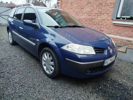Синий Рено Меган, объемом двигателя 1.6 л и пробегом 203 тыс. км за 5800 $, фото 1 на Automoto.ua