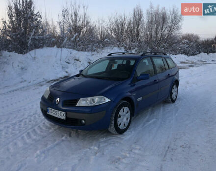 Синий Рено Меган, объемом двигателя 1.6 л и пробегом 190 тыс. км за 4800 $, фото 1 на Automoto.ua
