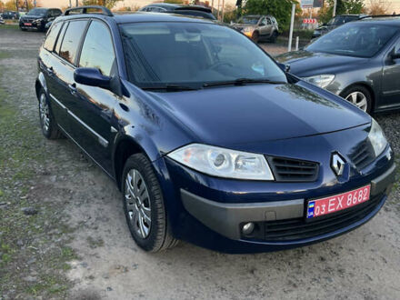 Рено Меган 2006 в Луцке на Automoto.ua Синий Рено Меган, объемом двигателя 1.6 л и пробегом 229 тыс. км за 4500 $, фото 1 на Automoto.ua