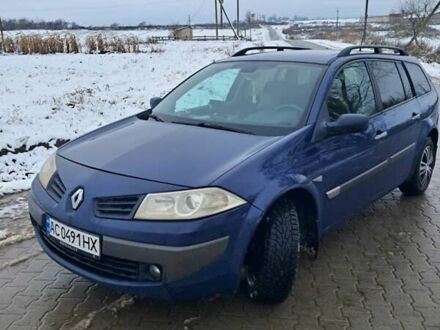 Синий Рено Меган, объемом двигателя 1.46 л и пробегом 380 тыс. км за 4500 $, фото 1 на Automoto.ua