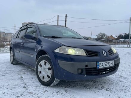 Синий Рено Меган, объемом двигателя 1.9 л и пробегом 313 тыс. км за 3800 $, фото 1 на Automoto.ua
