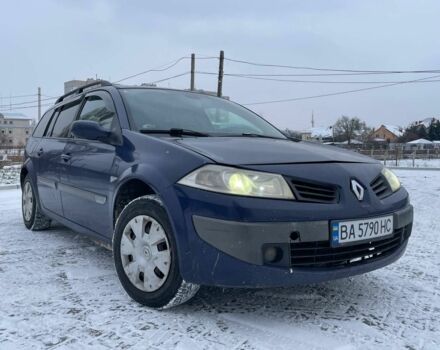 Синий Рено Меган, объемом двигателя 1.9 л и пробегом 313 тыс. км за 3800 $, фото 1 на Automoto.ua