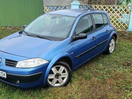 Синий Рено Меган, объемом двигателя 1.6 л и пробегом 186 тыс. км за 4600 $, фото 1 на Automoto.ua