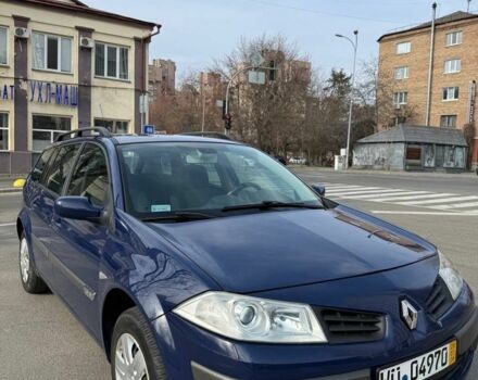 Синий Рено Меган, объемом двигателя 1.6 л и пробегом 200 тыс. км за 5200 $, фото 1 на Automoto.ua