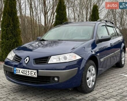 Синий Рено Меган, объемом двигателя 1.6 л и пробегом 213 тыс. км за 4000 $, фото 1 на Automoto.ua