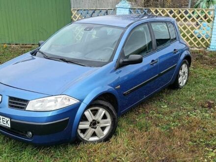 Синий Рено Меган, объемом двигателя 1.6 л и пробегом 187 тыс. км за 4400 $, фото 1 на Automoto.ua