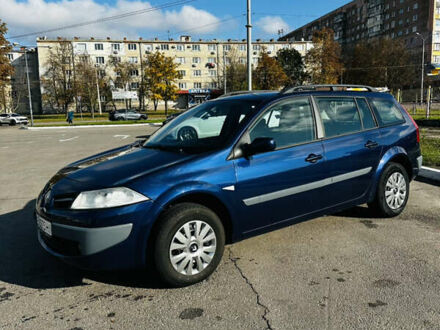 Рено Меган 2006 в Харькове на Automoto.ua Синий Рено Меган, объемом двигателя 1.6 л и пробегом 238 тыс. км за 4999 $, фото 1 на Automoto.ua