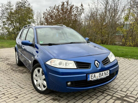 Рено Меган 2006 в Ромнах на Automoto.ua Синий Рено Меган, объемом двигателя 1.6 л и пробегом 164 тыс. км за 5950 $, фото 1 на Automoto.ua