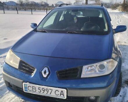 Синий Рено Меган, объемом двигателя 1.6 л и пробегом 337 тыс. км за 4500 $, фото 1 на Automoto.ua