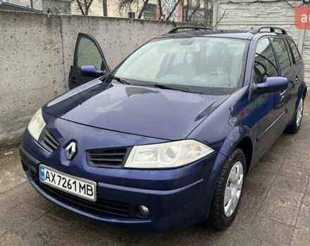 Синий Рено Меган, объемом двигателя 1.6 л и пробегом 223 тыс. км за 5500 $, фото 1 на Automoto.ua