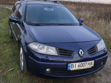 Синий Рено Меган, объемом двигателя 1.6 л и пробегом 248 тыс. км за 5300 $, фото 1 на Automoto.ua