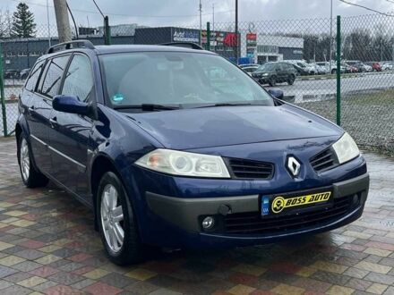 Синий Рено Меган, объемом двигателя 1.6 л и пробегом 227 тыс. км за 4800 $, фото 1 на Automoto.ua
