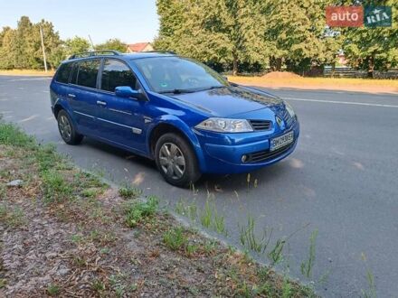 Рено Меган 2006 в Путивле на Automoto.ua Синий Рено Меган, объемом двигателя 1.6 л и пробегом 210 тыс. км за 5400 $, фото 1 на Automoto.ua