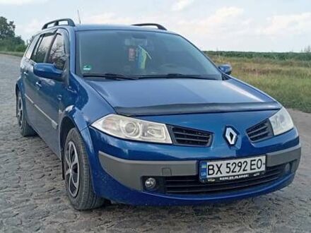 Синий Рено Меган, объемом двигателя 1.6 л и пробегом 218 тыс. км за 5100 $, фото 1 на Automoto.ua