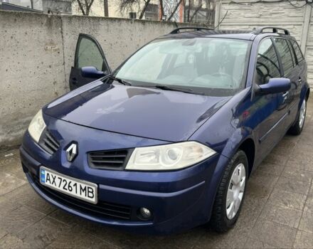 Синий Рено Меган, объемом двигателя 1.6 л и пробегом 223 тыс. км за 5500 $, фото 1 на Automoto.ua
