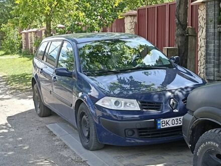 Синий Рено Меган, объемом двигателя 1.46 л и пробегом 500 тыс. км за 3800 $, фото 1 на Automoto.ua