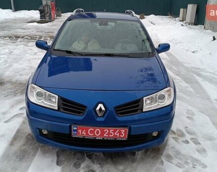Синий Рено Меган, объемом двигателя 2 л и пробегом 70 тыс. км за 6600 $, фото 1 на Automoto.ua