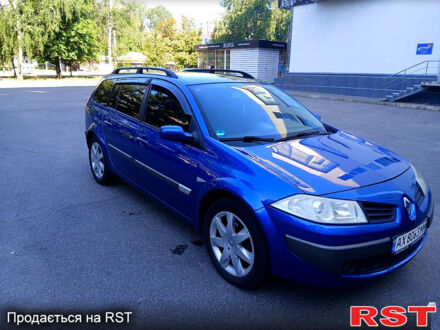 Рено Меган 2006 в Харькове на Automoto.ua Синий Рено Меган, объемом двигателя 1.6 л и пробегом 161 тыс. км за 5500 $, фото 1 на Automoto.ua