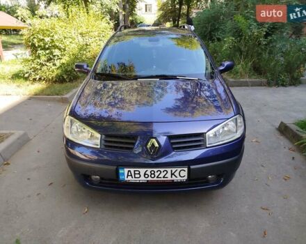 Синий Рено Меган, объемом двигателя 1.6 л и пробегом 200 тыс. км за 5100 $, фото 1 на Automoto.ua