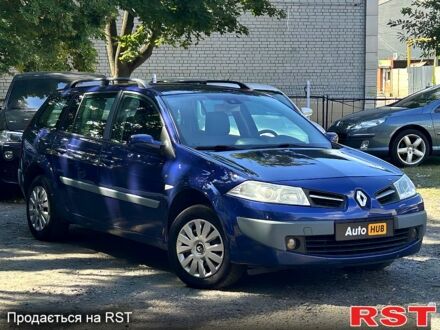 Синий Рено Меган, объемом двигателя 1.6 л и пробегом 238 тыс. км за 5100 $, фото 1 на Automoto.ua