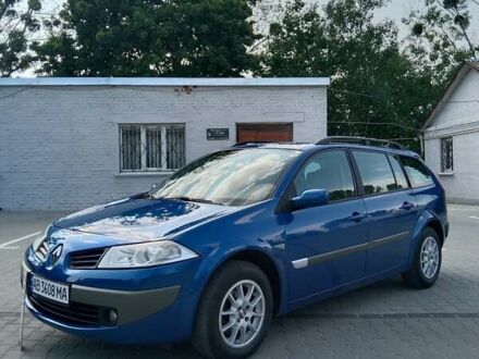 Рено Меган 2006 в Виннице на Automoto.ua Синий Рено Меган, объемом двигателя 1.6 л и пробегом 227 тыс. км за 5350 $, фото 1 на Automoto.ua