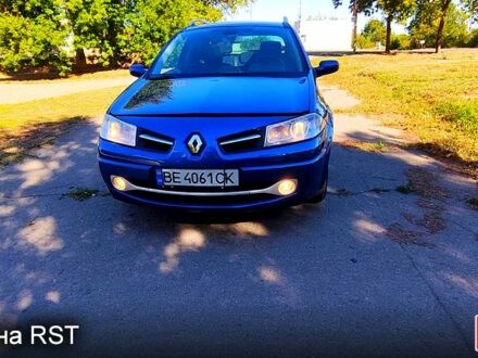 Синий Рено Меган, объемом двигателя 1.6 л и пробегом 200 тыс. км за 5500 $, фото 1 на Automoto.ua