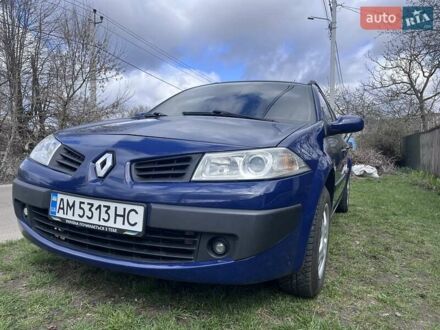Рено Меган 2007 у Житомирі на Automoto.ua Синій Рено Меган, об'ємом двигуна 1.46 л та пробігом 244 тис. км за 5000 $, фото 1 на Automoto.ua