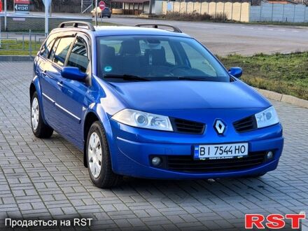 Синій Рено Меган, об'ємом двигуна 1.6 л та пробігом 205 тис. км за 5200 $, фото 1 на Automoto.ua