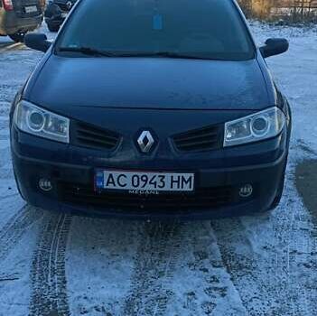 Синий Рено Меган, объемом двигателя 1.46 л и пробегом 224 тыс. км за 6100 $, фото 1 на Automoto.ua