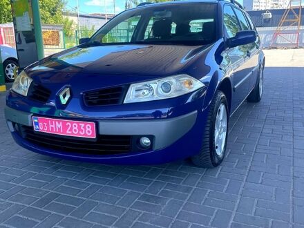 Синий Рено Меган, объемом двигателя 1.6 л и пробегом 260 тыс. км за 5500 $, фото 1 на Automoto.ua
