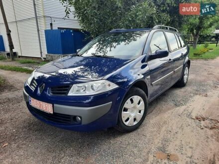 Рено Меган 2007 в Полтаве на Automoto.ua Синий Рено Меган, объемом двигателя 1.6 л и пробегом 217 тыс. км за 5300 $, фото 1 на Automoto.ua