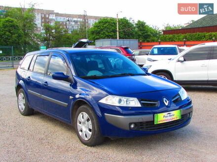 Рено Меган 2007 в Кропивницком (Кировограде) на Automoto.ua Синий Рено Меган, объемом двигателя 1.46 л и пробегом 288 тыс. км за 4499 $, фото 1 на Automoto.ua
