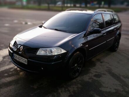 Синій Рено Меган, об'ємом двигуна 2 л та пробігом 215 тис. км за 5500 $, фото 1 на Automoto.ua