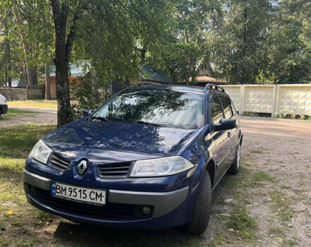 Синий Рено Меган, объемом двигателя 1.6 л и пробегом 242 тыс. км за 6500 $, фото 1 на Automoto.ua