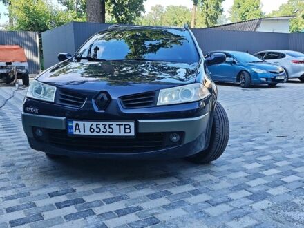 Синий Рено Меган, объемом двигателя 2 л и пробегом 281 тыс. км за 5100 $, фото 1 на Automoto.ua