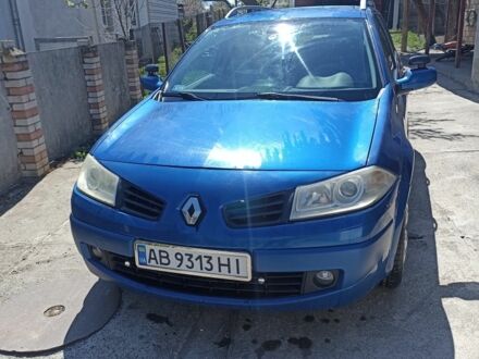 Синій Рено Меган, об'ємом двигуна 1.6 л та пробігом 265 тис. км за 5300 $, фото 1 на Automoto.ua