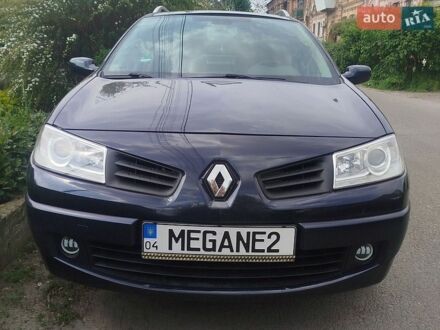 Синий Рено Меган, объемом двигателя 1.6 л и пробегом 220 тыс. км за 6800 $, фото 1 на Automoto.ua