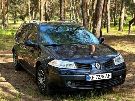Рено Меган 2007 в Днепре (Днепропетровске) на Automoto.ua Синий Рено Меган, объемом двигателя 1.9 л и пробегом 302 тыс. км за 6000 $, фото 1 на Automoto.ua