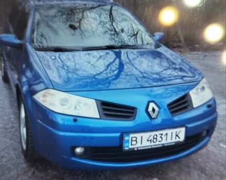 Синій Рено Меган, об'ємом двигуна 1.6 л та пробігом 221 тис. км за 5200 $, фото 1 на Automoto.ua