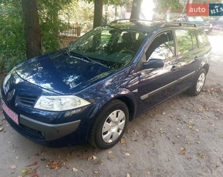 Синий Рено Меган, объемом двигателя 1.6 л и пробегом 178 тыс. км за 5300 $, фото 1 на Automoto.ua