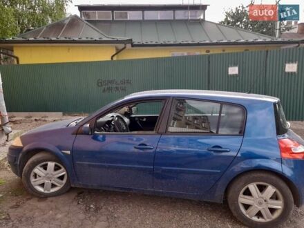 Синий Рено Меган, объемом двигателя 1.6 л и пробегом 233 тыс. км за 4600 $, фото 1 на Automoto.ua