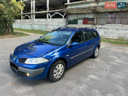 Синий Рено Меган, объемом двигателя 1.6 л и пробегом 195 тыс. км за 5450 $, фото 1 на Automoto.ua