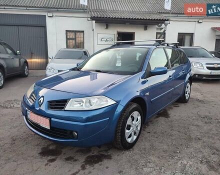 Синий Рено Меган, объемом двигателя 1.6 л и пробегом 200 тыс. км за 5500 $, фото 1 на Automoto.ua