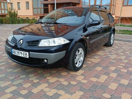 Синий Рено Меган, объемом двигателя 1.6 л и пробегом 200 тыс. км за 5200 $, фото 1 на Automoto.ua
