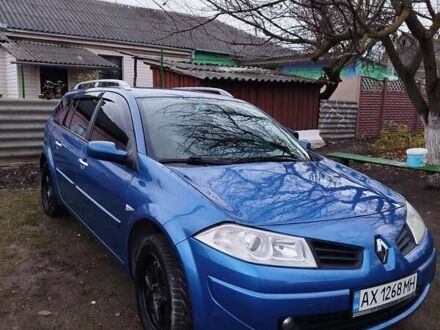 Синий Рено Меган, объемом двигателя 1.6 л и пробегом 160 тыс. км за 5600 $, фото 1 на Automoto.ua